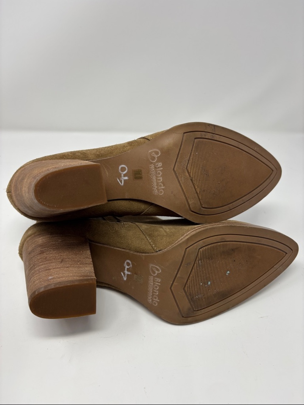 Blondo | waterproof Suede Ankle Boots in Brown – Women 10 - Picture 8 of 8